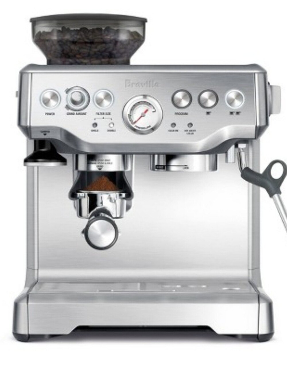 Breville Barista Stainless Steel  Espresso Machine with Built-In Grinder